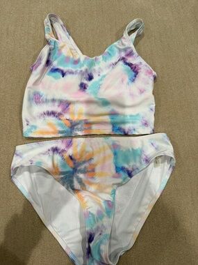 Tie Dye two piece bathing suit